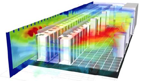 CFD analysis of data center airflow and temperature