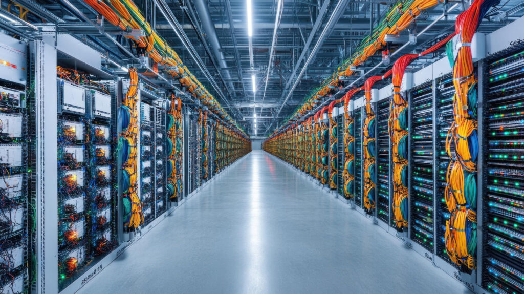 Why CFD Simulation Results differ - Server room with rows of computers